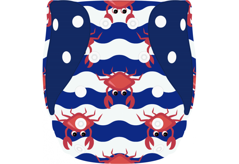Elf diaper- couche Nouveau-né- 8-20 livres-Craby crabe